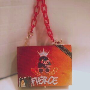 Suenos de Saundra Upcycled , MY FATHER  Cigar Box Purse,